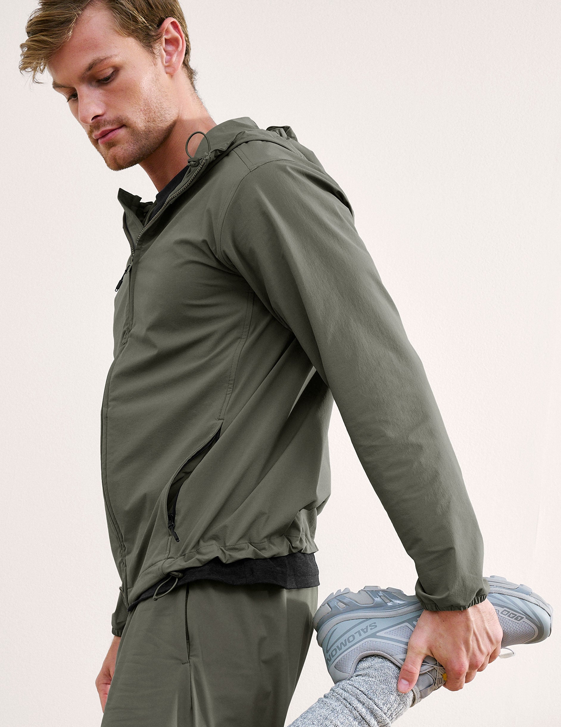 AirLite Men's Hooded Full Zip Jacket